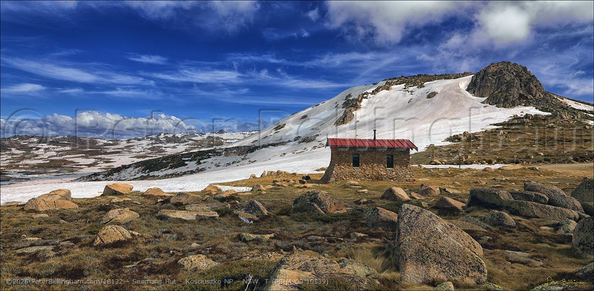 Peter Bellingham Photography Seamans Hut - Kosciuszko NP - NSW T (PBH4 00 10539)